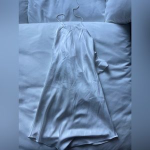 NWT Alice + Olivia Silk Halter Dress